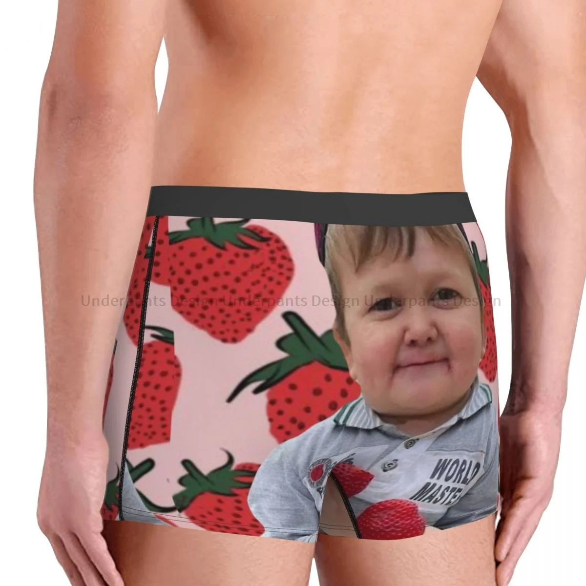 Hasbulla Underpants Cotton Panties Man Underwear Print Shorts Boxer Briefs