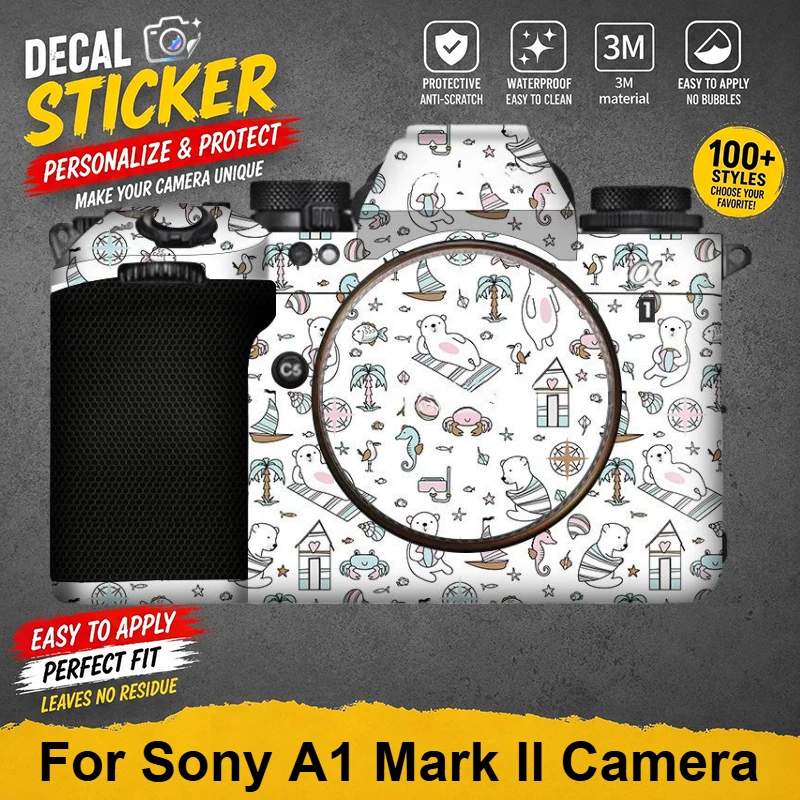 PrizMo Skin For Sony A1 Mark ll Camera Skin Protective Film For Sony Alpha 1 II Camera Sticker ILCE-1M2 Wrap Covered A1 II A1M2