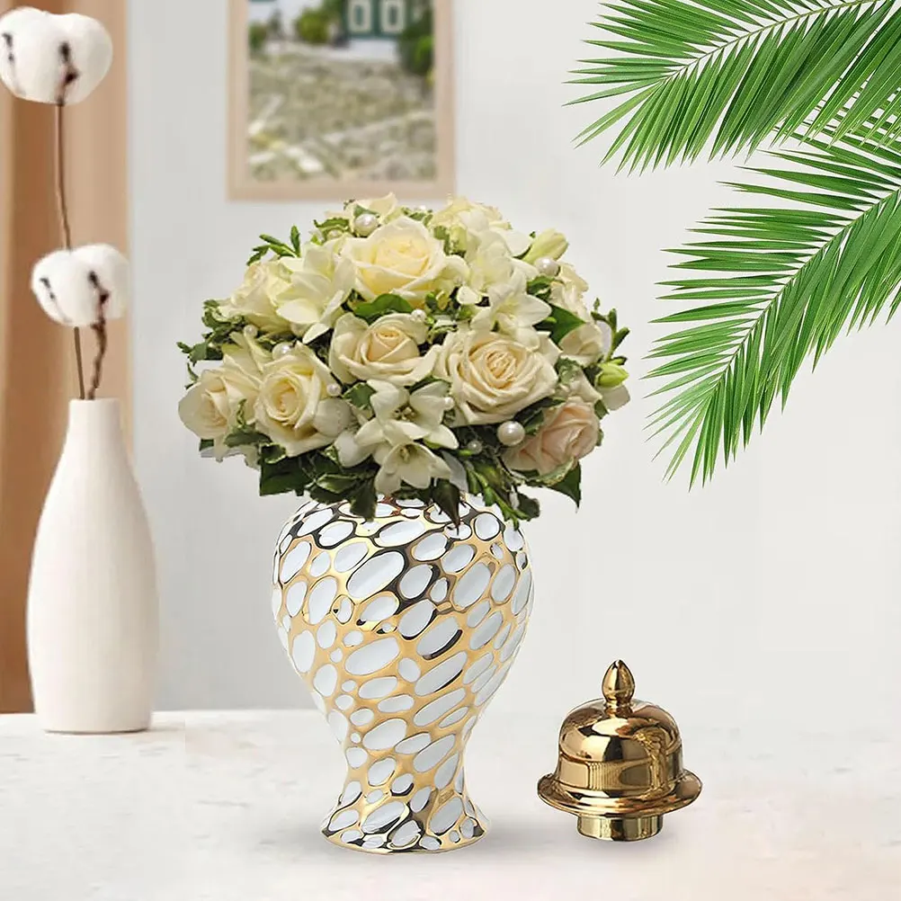 

Ceramic Flower Vase Neutral Tone for Dried Flowers Flower Arrangement Table Vase Decoration Home Restaurant Decor