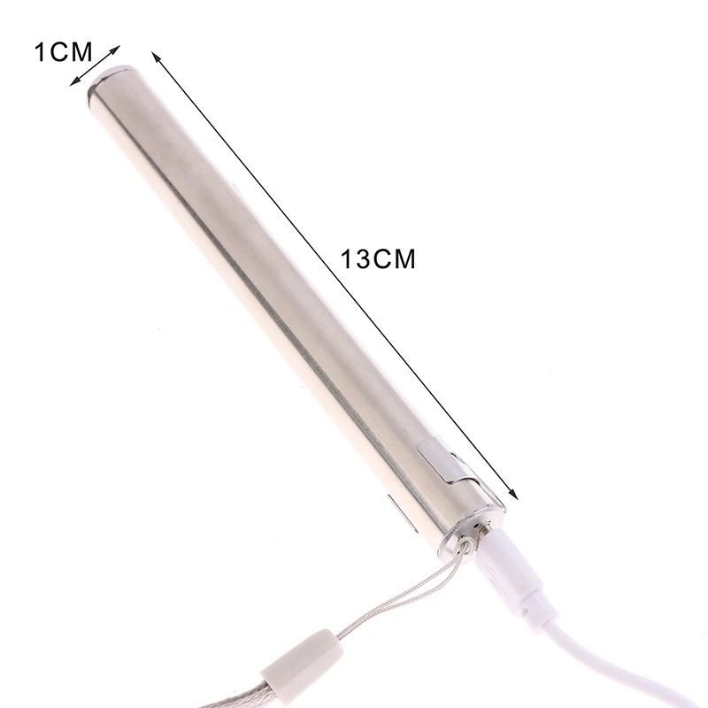 1pcs Professional Medical Handy Pen Light USB Rechargeable Mini Nursing Flashlight LED Torch