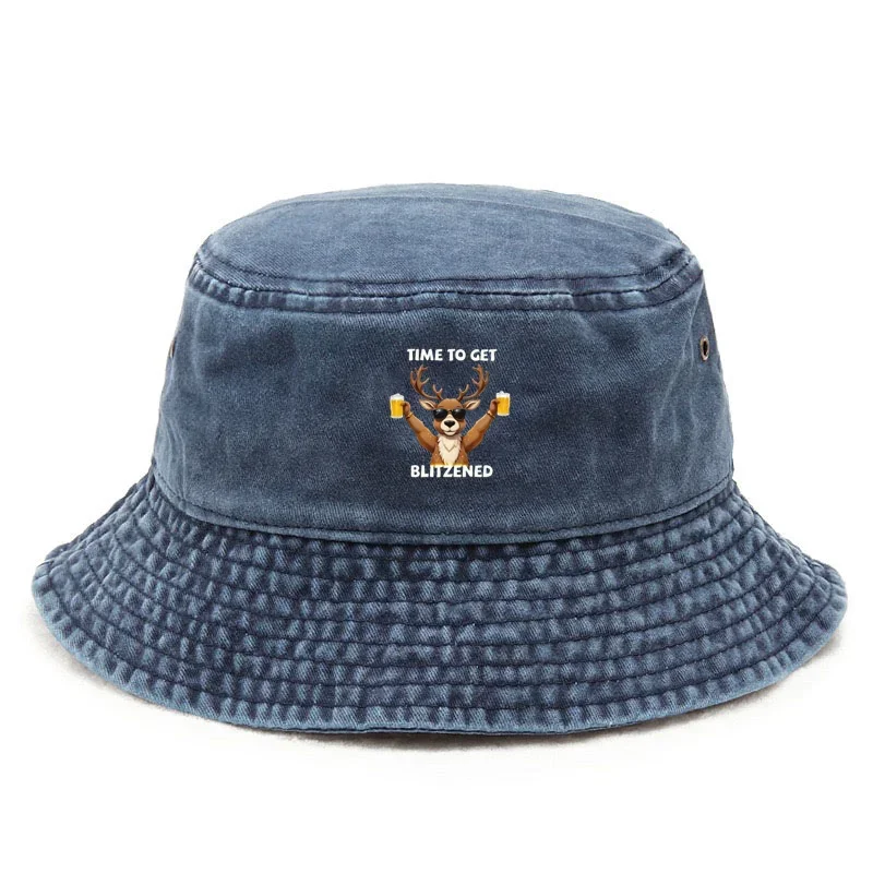 2026 Cotton Washed Bucket Hat Vintage Fishing Hat for Adults Sun Protection Outdoor Christmas Party Cap Happy Style Gift Idea