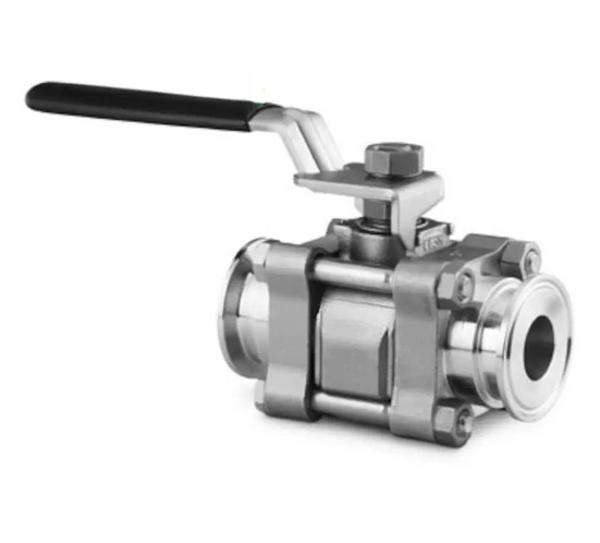 SS-62TSC8 Stainless Steel Ball Valve 1/2-inch SC Sanitary Clamp Joint 0.406in Aperture