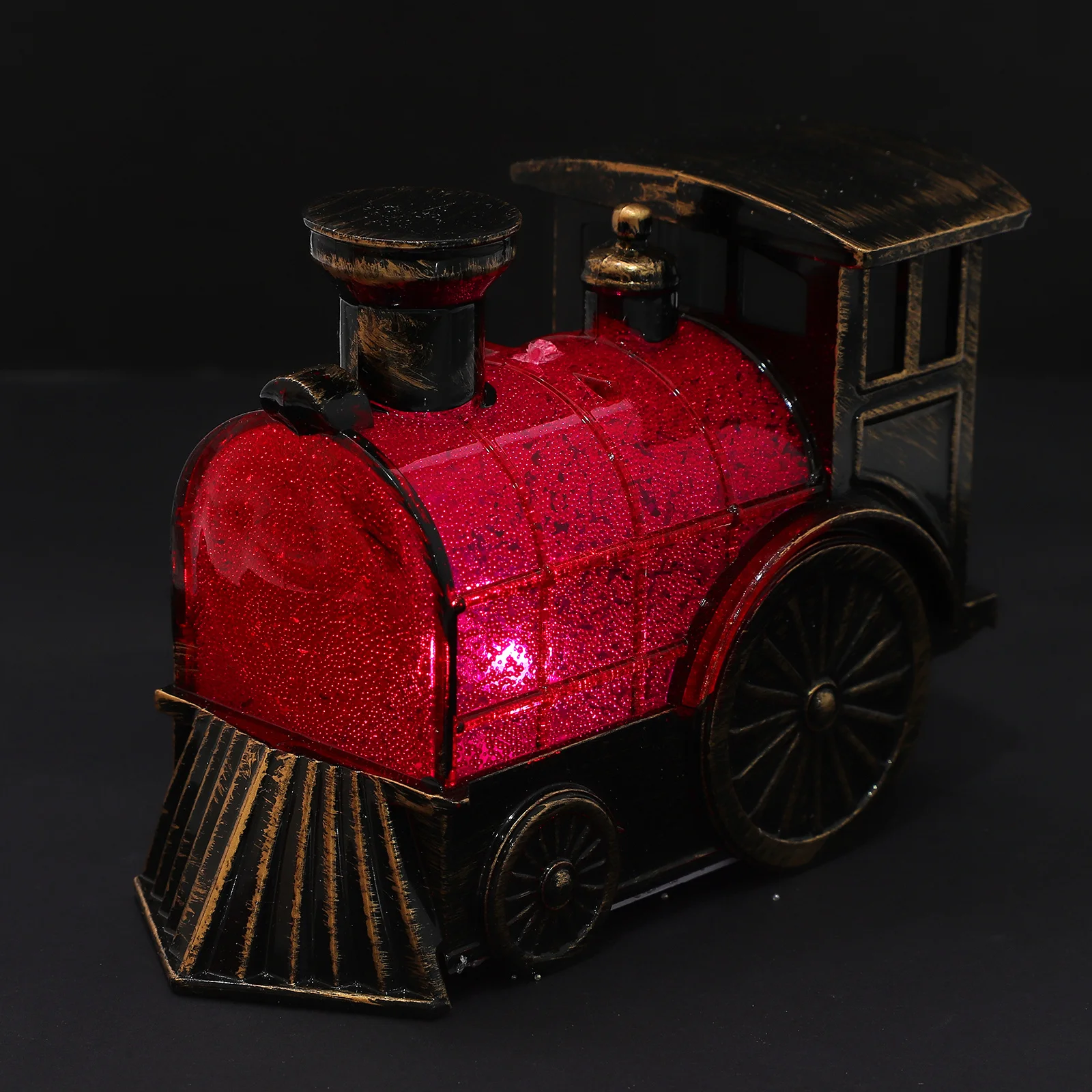 

Led Night Light Christmas Train Xmas Home Ornament Decorative Mini Train For Desktop Decoration Vintage Party Xmas Supply