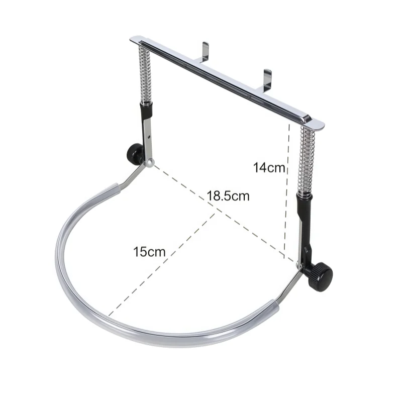 Professional Hands Free Harmonica Holder Adjustable Neck Brace Sturdy Steel Frame Fits 10 24 Hole Harps 7.28 Inch Length - view 5