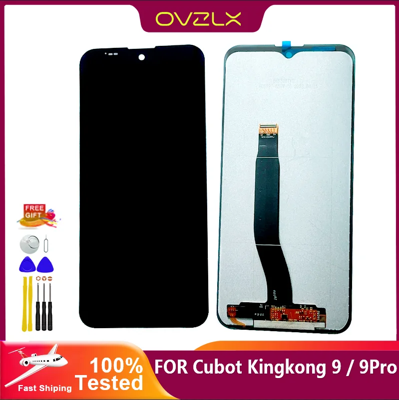 6.58 inch New Original Touch Screen + KINGKONG AV LCD Display Assembly Replacement For Cubot KINGKONG 9 av Cell Phone