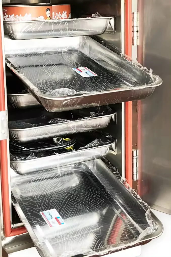 جهاز بخار الأرز بباب واحد تجاري، 8 صواني، ماكينة طهي كهربائية، خزانة طهي بالبخار