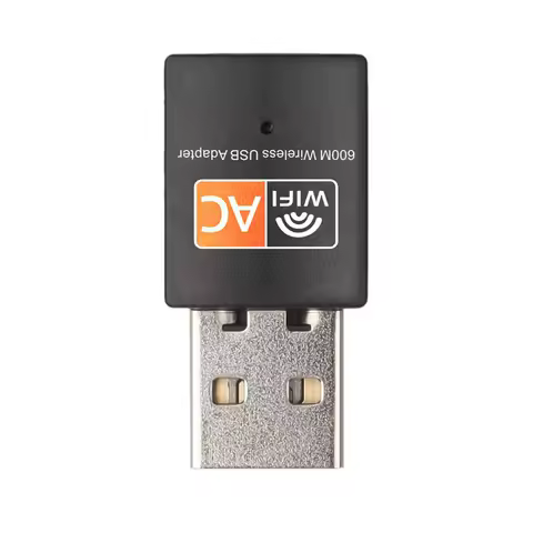 600 Mbps 2.4GHz+5GHz Dual Band USB Wifi Adapter Wireless Network Card Wireless USB WiFi Adapter Wifi Dongle PC Network Card