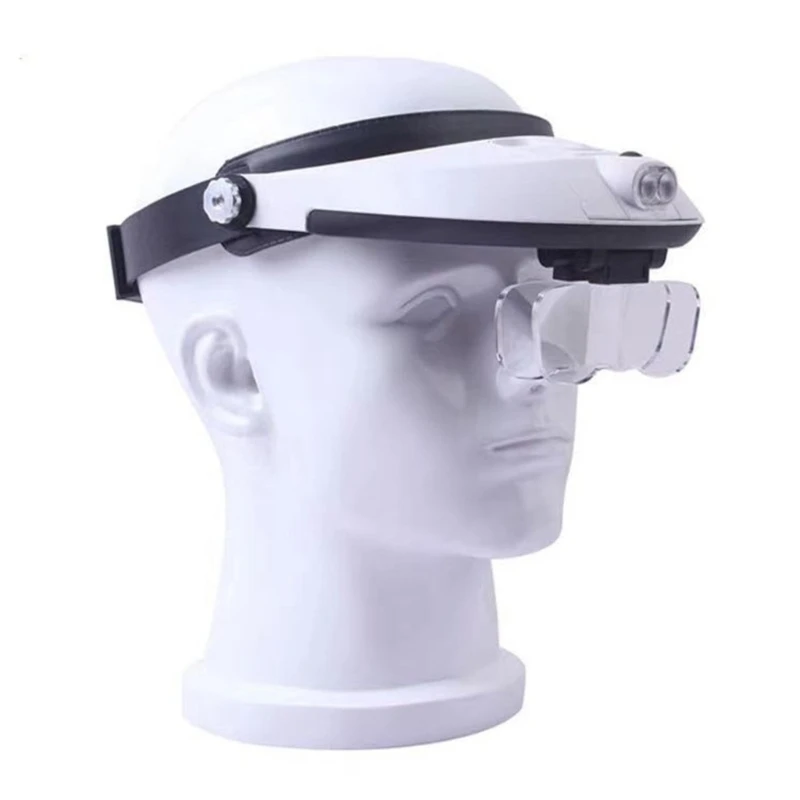 A9LB Multipurpose LED Light Head Device Headbands Tool for Detailed Insect Study and Biology Lab Work