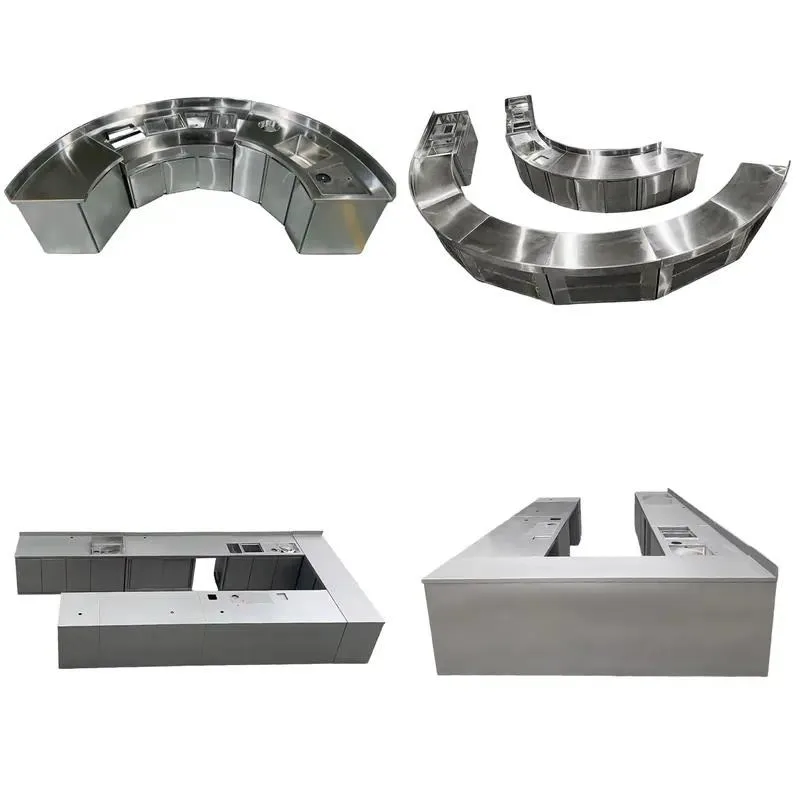 for Commercial stainless steel cocktail workbench freezer bar table, suitable for beverage shops