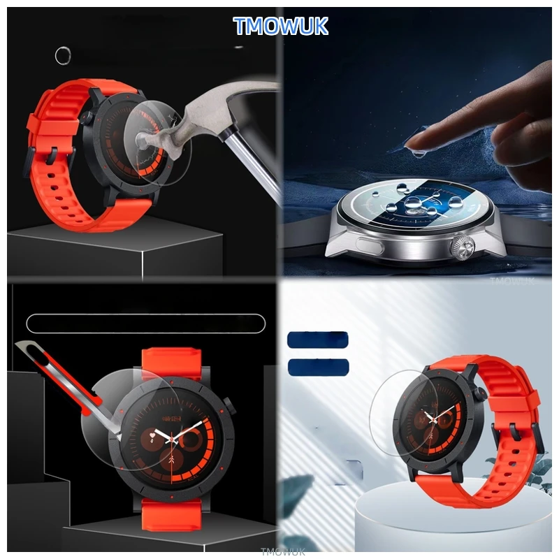 

For Nothing CMF Watch3 Pro Tempered Glass Protector, 9H Anti-Scratch, Anti-Glare, Precision-Cut Accessories For Sports Enthusias