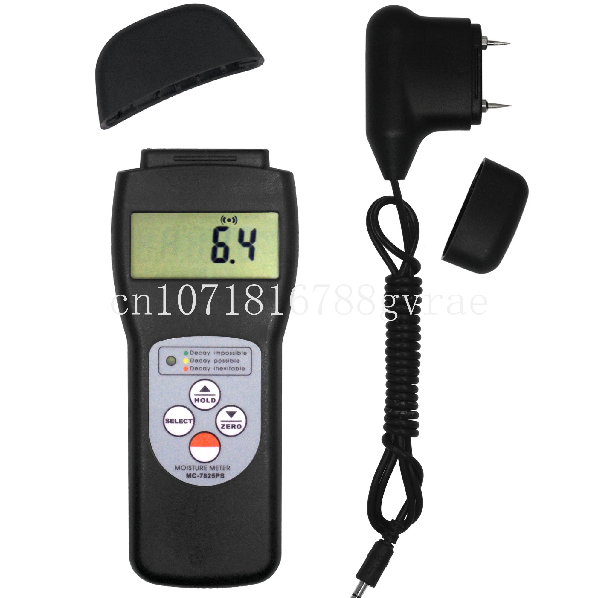 2 In 1 Moisture Meter for Wood Textile Moisture Analyzer MC-7825PS