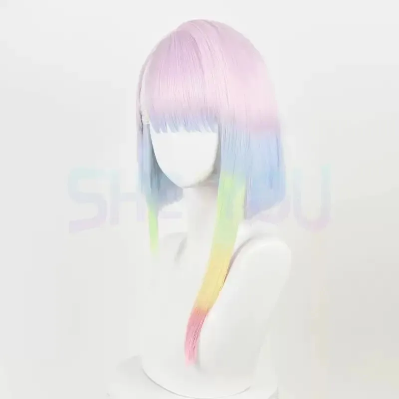 2025 أنيمي لوسي شعر مستعار Cyberpunk: Edgerunners زي ملحق لوسينا كوشينادا تأثيري الشعر