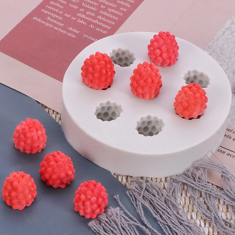 

Silicone Mold 3D Raspberry/Blueberry Shape Cake Decorating Mould Baking Supplies