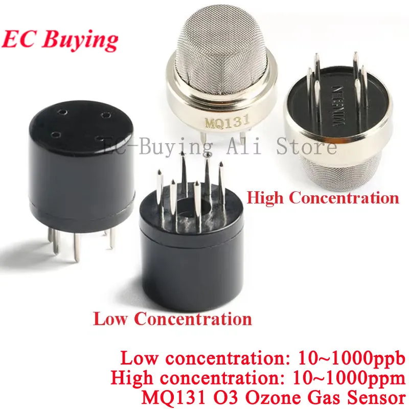 MQ-131 MQ131 O3 Ozone Sensor Oxygen Gas Sensor Module For Ozone Low/High Concentration Exceeded Alarm 10ppm-1000ppm Output