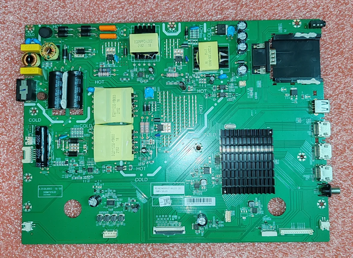 TPD.MS3683B.PC751 (N)    L3683-50U20 Three in one TV motherboard, tested well, physical photo for   108W  78--93.6v