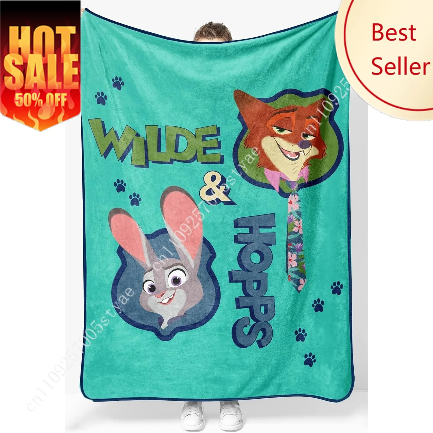 

Judy Hopps Zootopia Blankets Disney Cartoon Plush Blanket Indoor Decoration Child Holiday Party Boy Girl Gifts Warm Custom Quilt