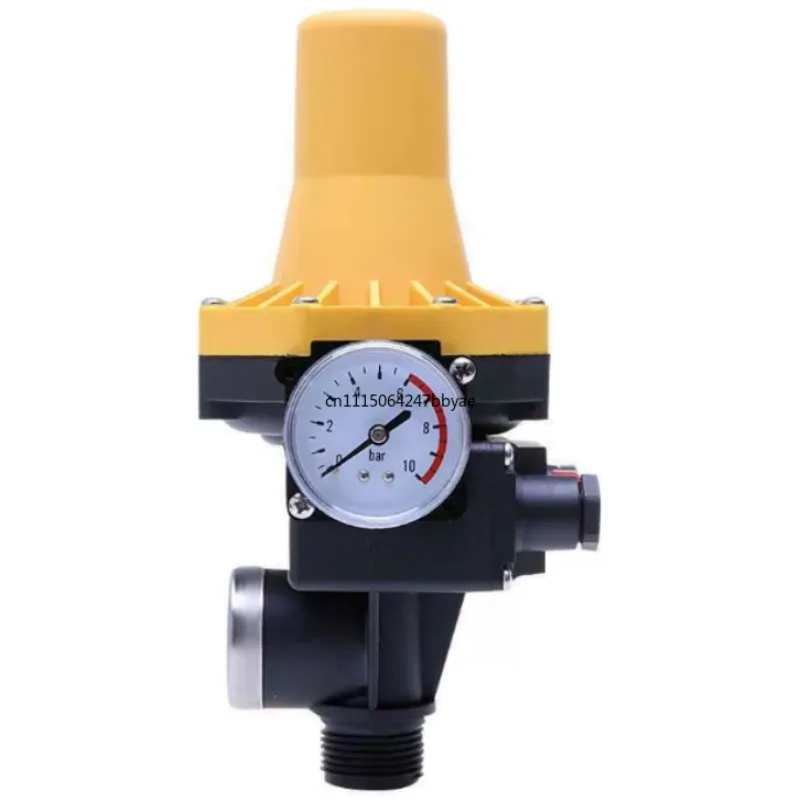 For Water Pump Automatic Pressure Controller Switch With Gauge Auto Start‑Stop Shortage Water Protection Control Device