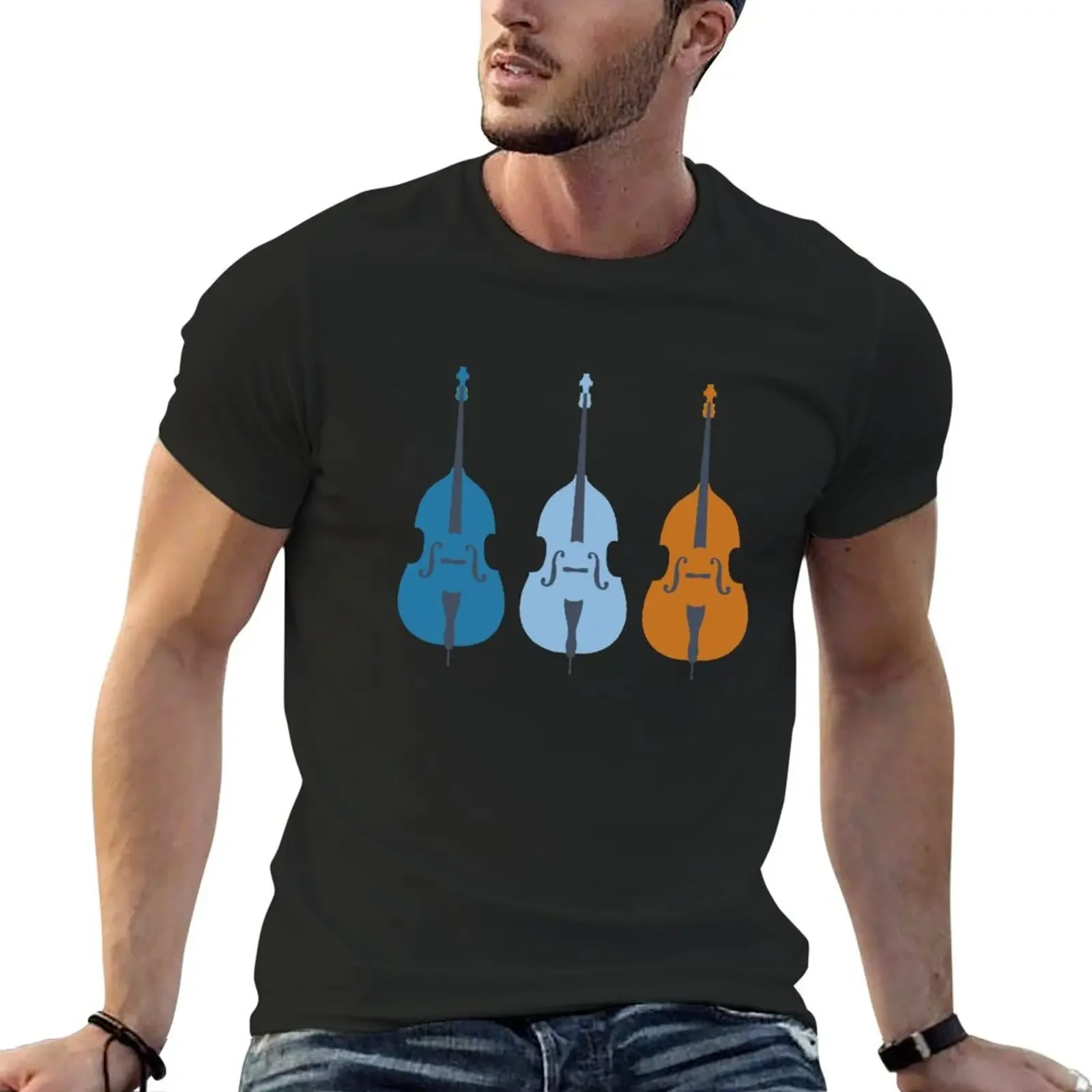 

Trio of Double Basses T-Shirt quick-drying vintage t shirts clothing for men