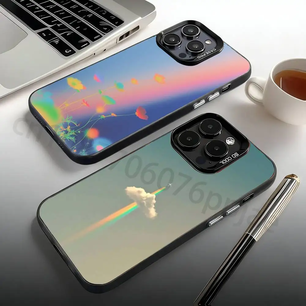 

Rainbow colors Phone Case For iPhone 17,16,15,14,13,12,11,Pro,Max,Plus,Mini, Matte Shockproof Case