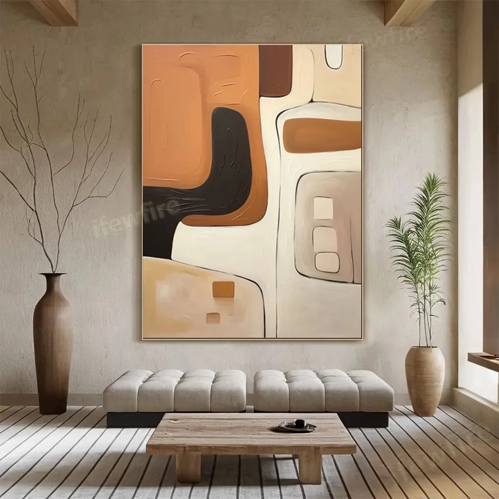 

100% hand drawn abstract oil painting original wall painting home living room decoration paint interior aesthetics