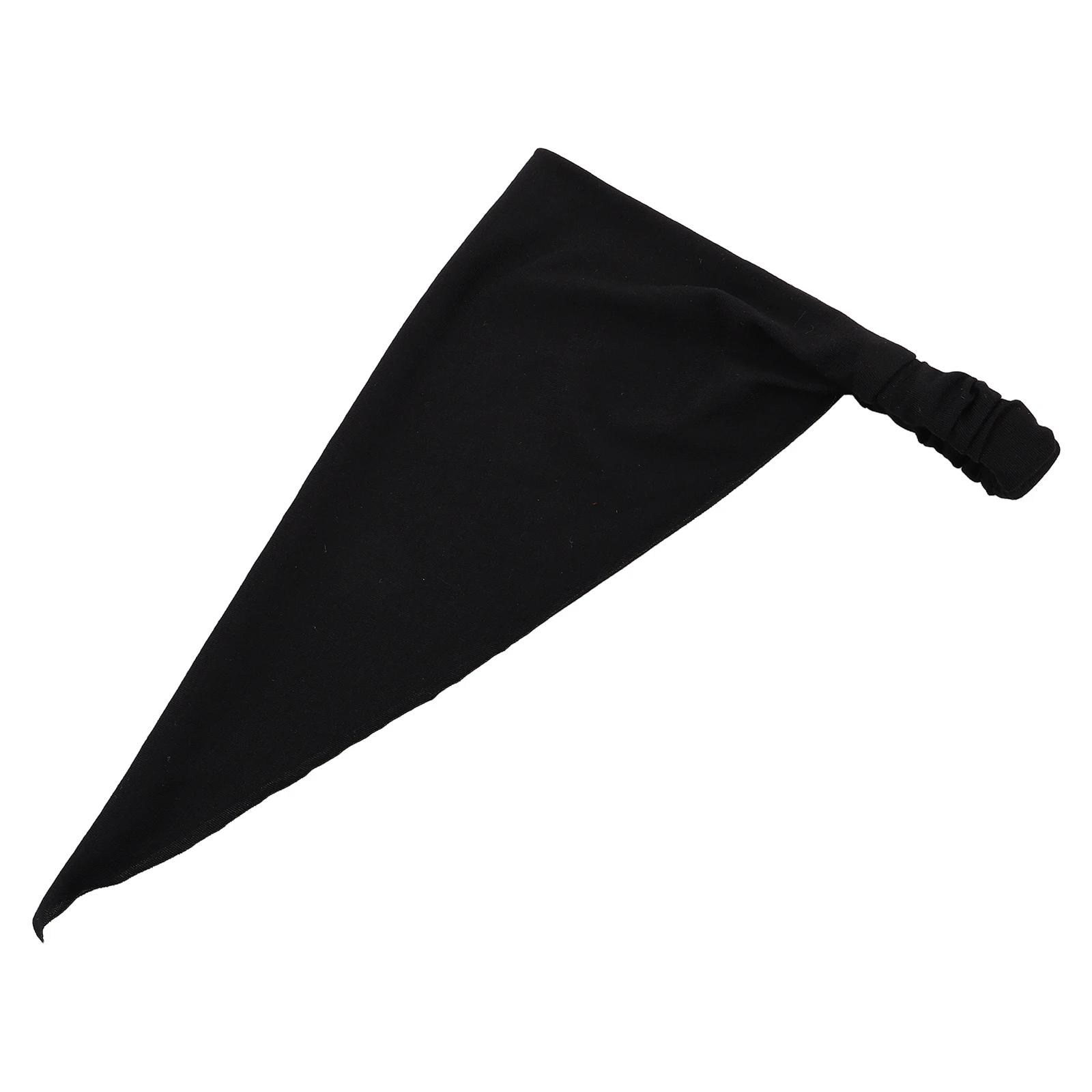 

Solid Color Hair Triangle Headscarves for Women Comfortable Elastic Non-Slip Versatile Hair Covering for All Occasions