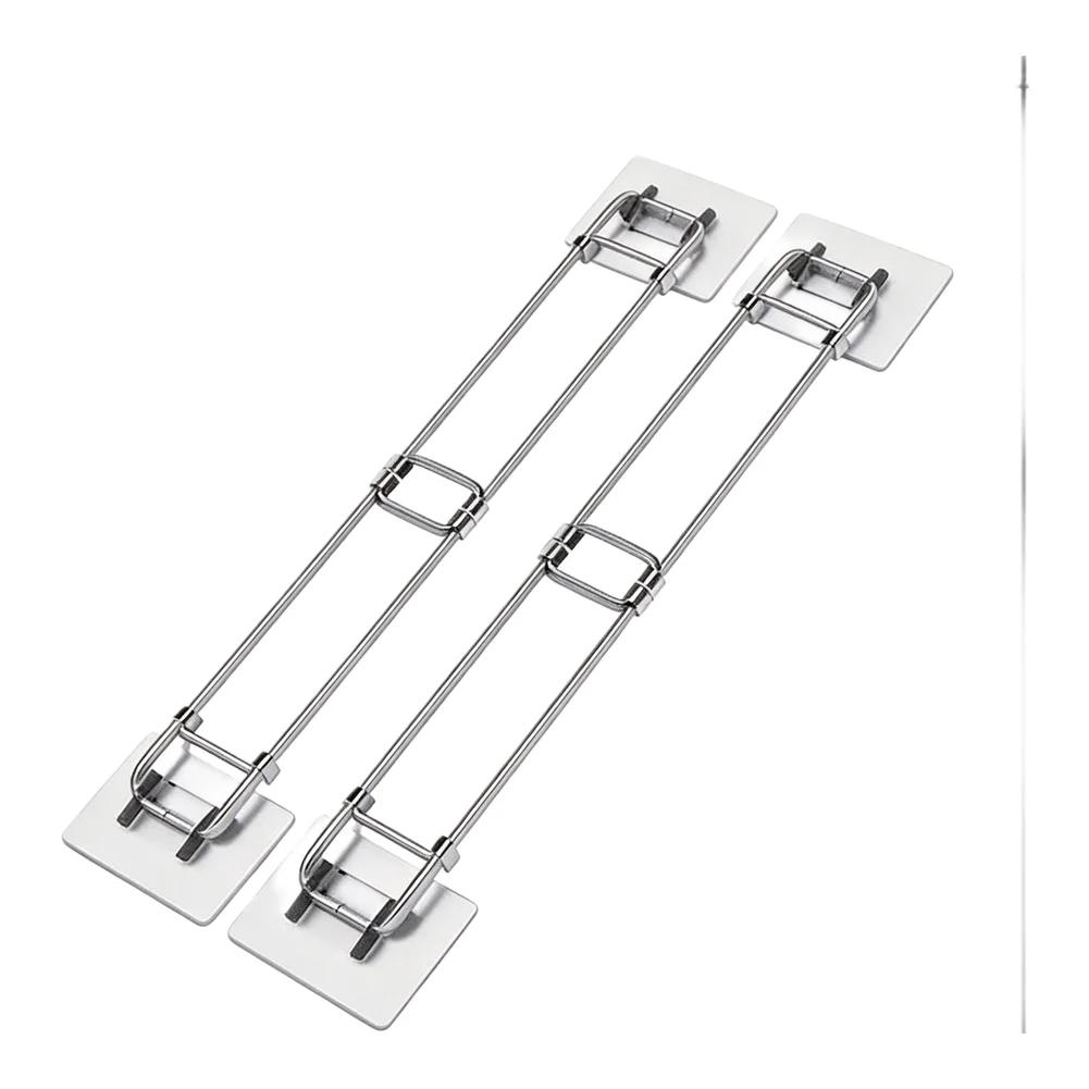 Outdoor Storage Adjustable Tension Rod Adjustable Fridge Bar For RV Part Stainless Steel Bars Versatile Utility