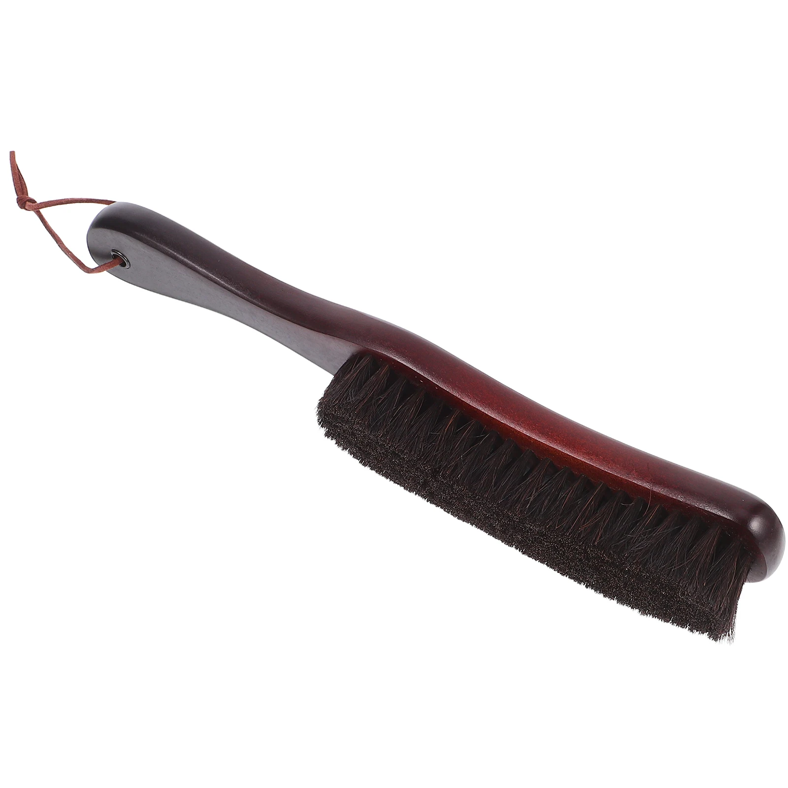 

Horsehair Dusting Brush Couch Scrub Beech Clothes Cleaning for Home Duster Lint Removing Wooden