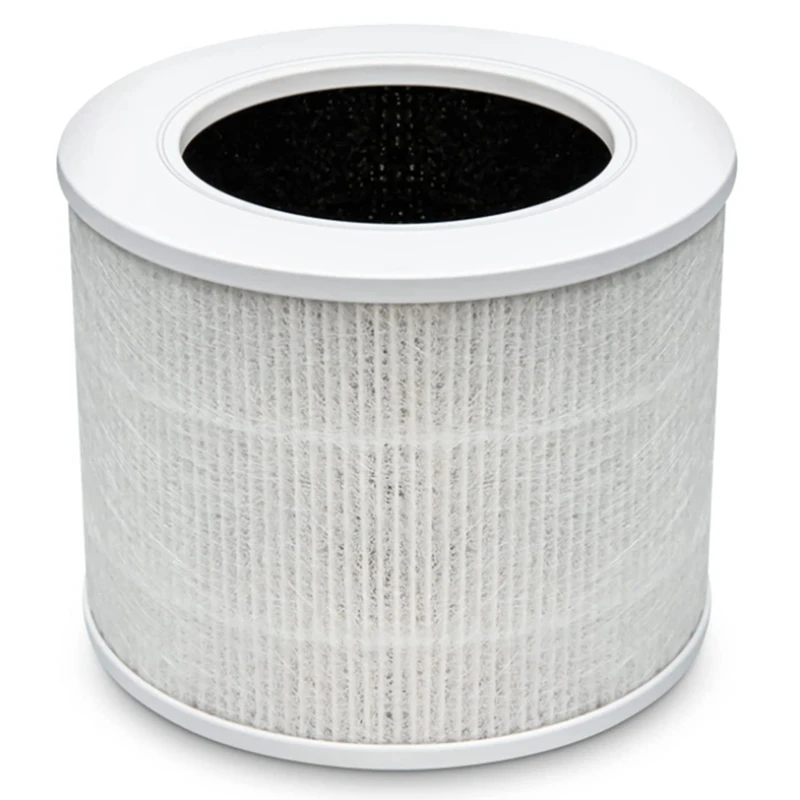 

2Pcs Replacement Filter For LEVOIT Air Purifier Core Mini Part Core Mini-RF,H13 HEPA Filter 3In1 Activated Carbon Filter