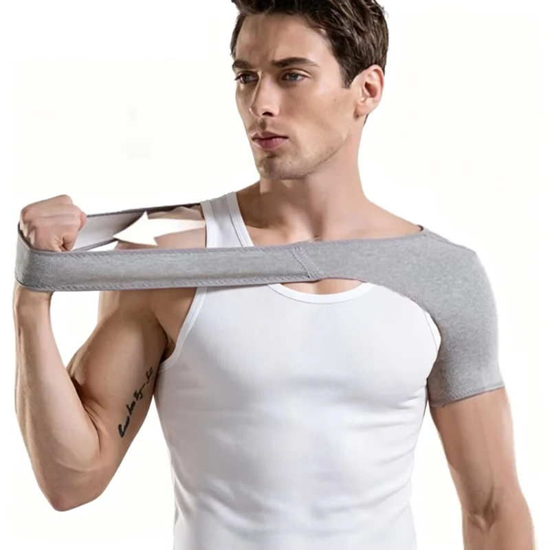 Adjustable Shoulder Support Brace Thermal Neoprene Compression Wrap For Men Women Seniors Fitness Gym Recovery Gear Body Art