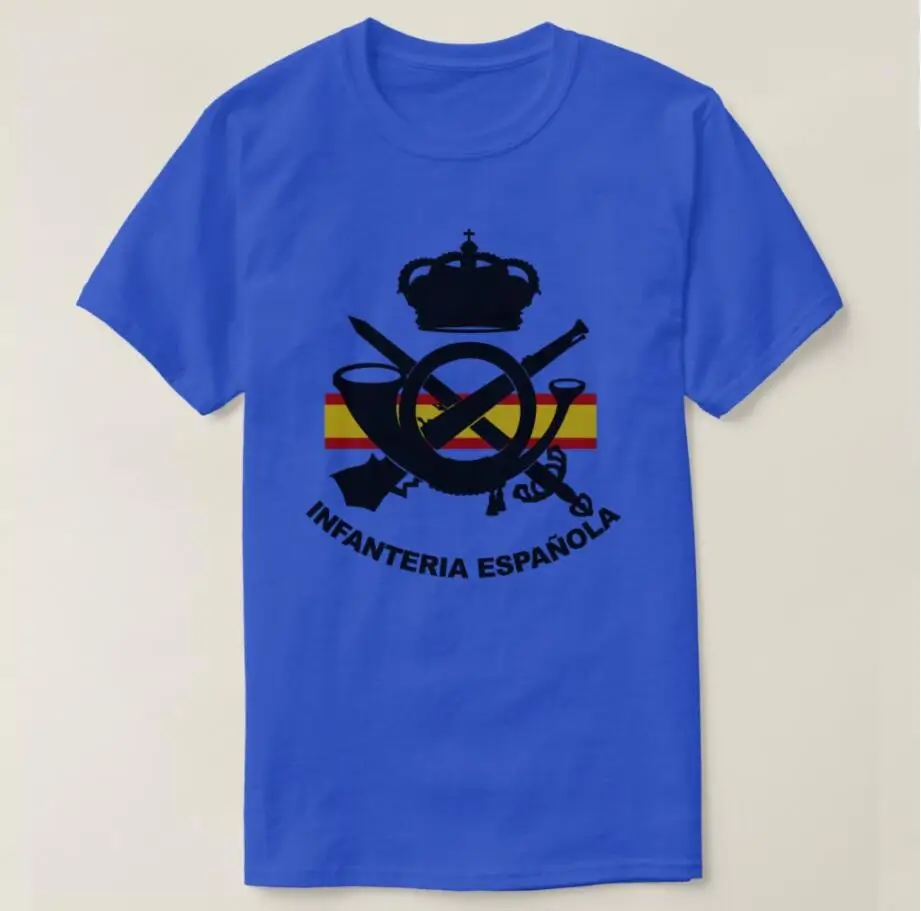 Spanish Infantry Army Force T-shirt Summer Short Sleeve Casual Cotton Harajuku Shirts