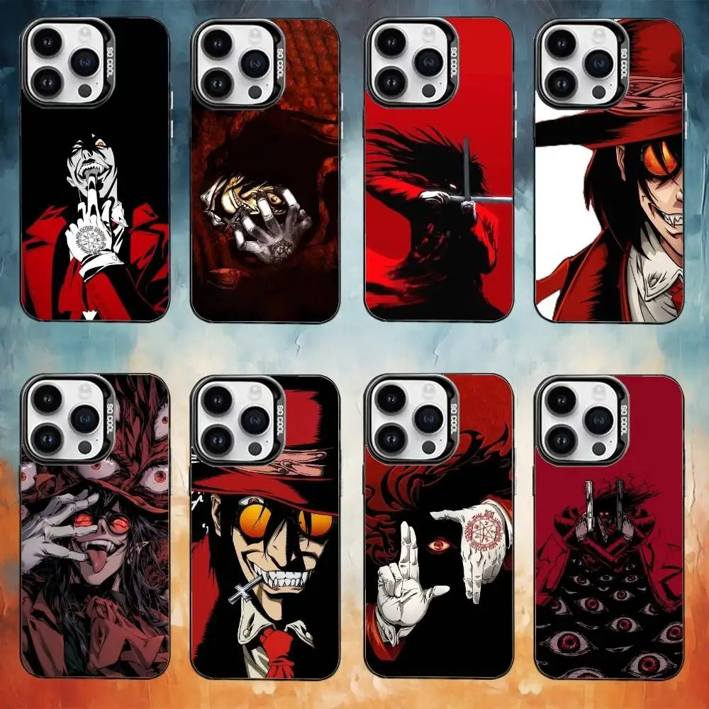 

Anime H-Hellsing Alucard Phone Case For iPhone 17,16,15,14,13,12,11,Pro Max,Plus black Candy Silver Cover
