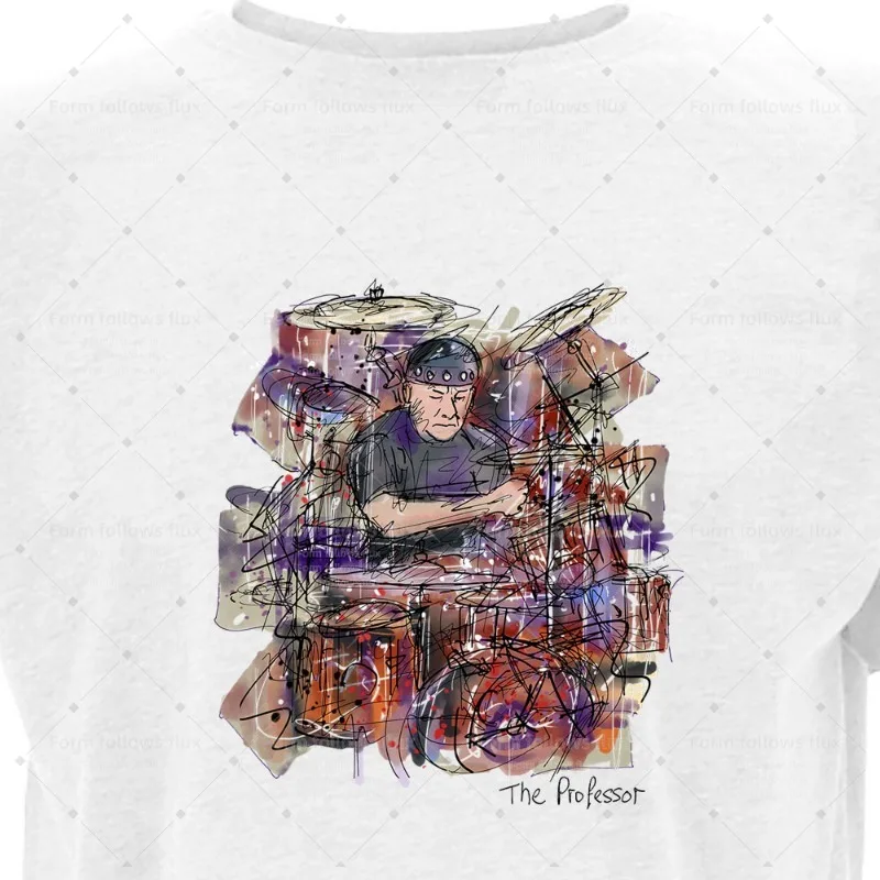 

2026 men T-Shirt Hoodie Hand Drawn Comic style Neil Peart – Rush – Colour Prog Rock Rock Unisex S-6XL Plus Size Friendly