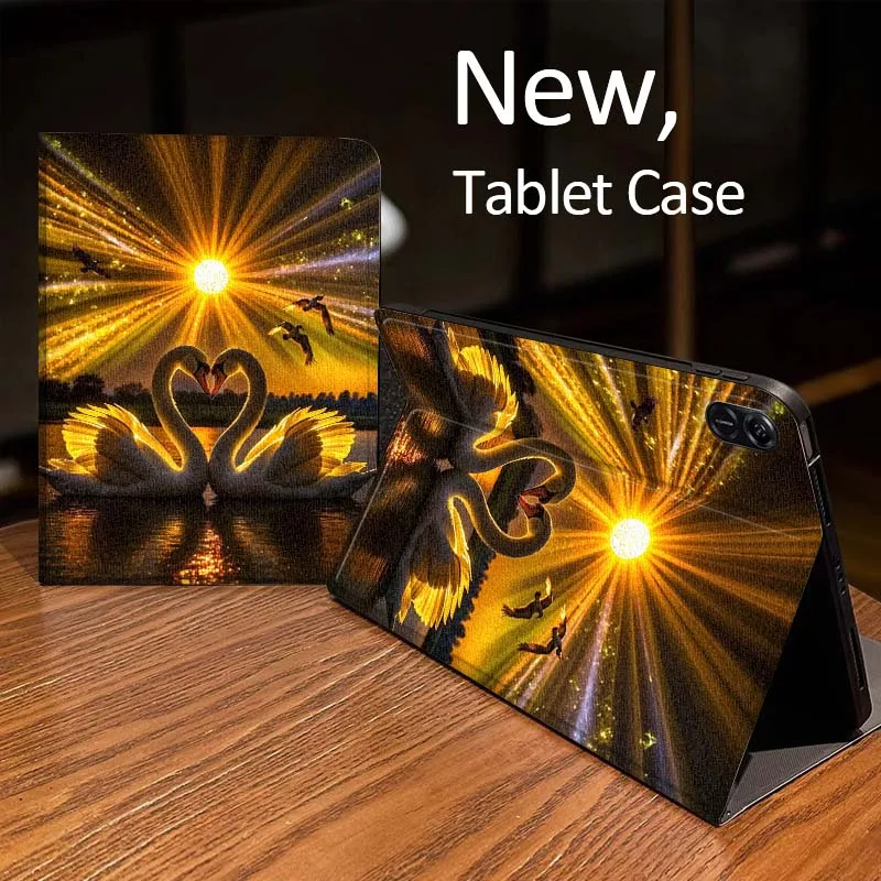 

Anime Swan Illustration For Huawei MatePad Air SE Pro M6 M5 M2 T10s T5 10 11 12.6 11.5 12 X 10.8 Inch 10.1 Tablet Case