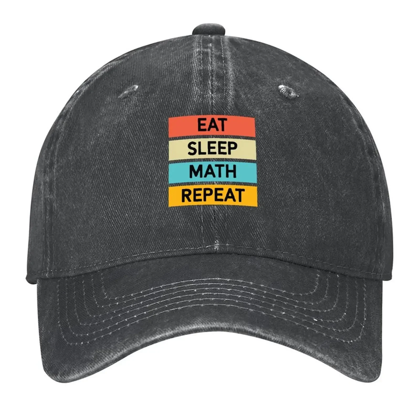 2026 Eat sleep Math repeat Baseball Cap winter hats for men Rugby Sun Cap designer cap Women's Hats Men's