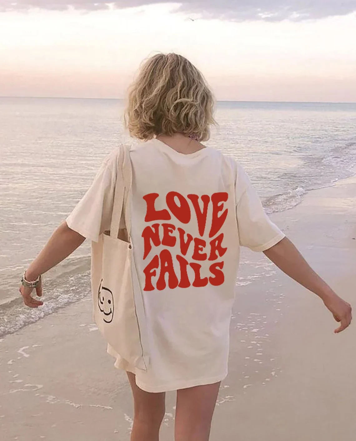 Sugarbaby Love Never Fails Funny Graphic T-shirt Aesthetic Tee Beach t shirts Short Sleeved Fashion Women Cotton Shirt Drop Ship