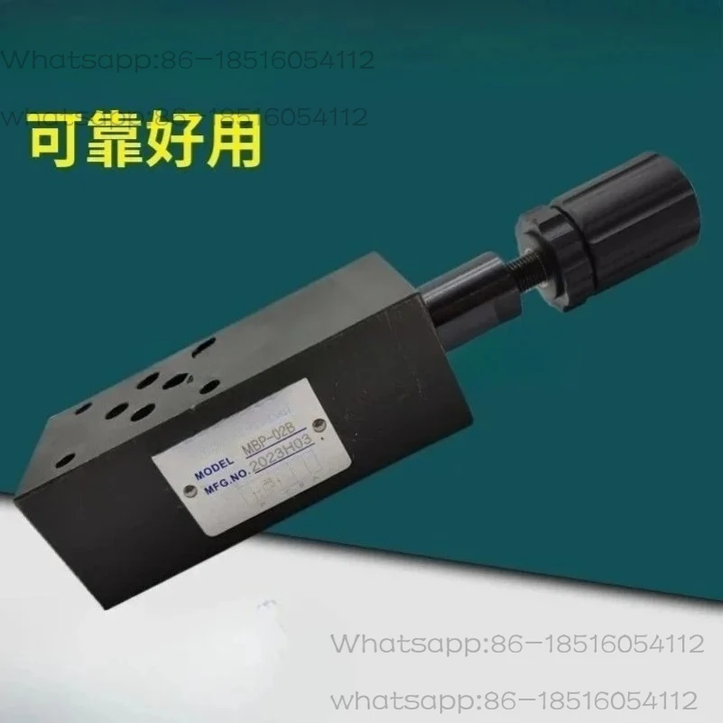 Suitable for   MBP-02B Stacked Hydraulic Valve M-B-A M-B-B Overflow Valve 03 B/C/H