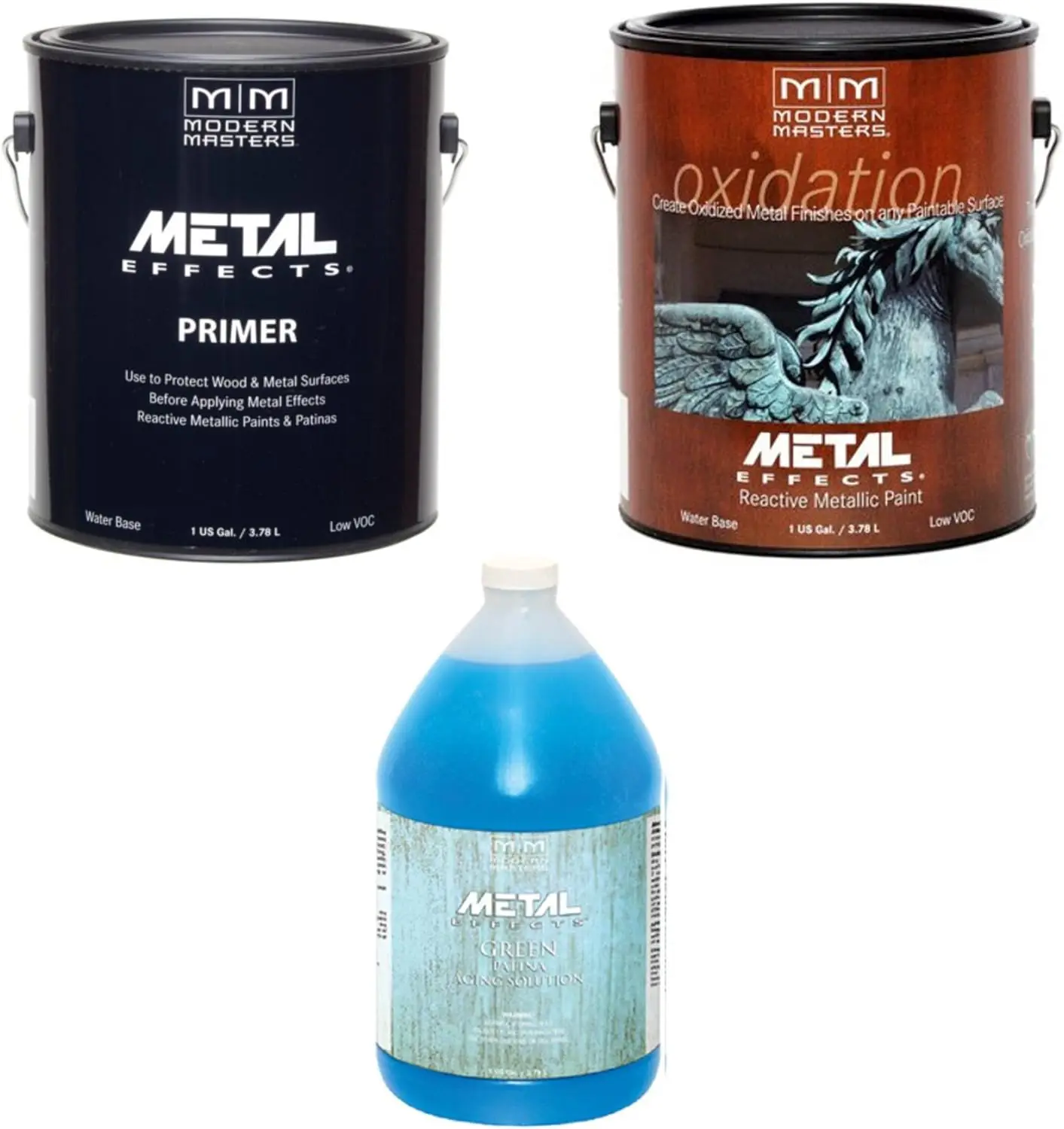 Modern Masters Metal Effects Copper Paint and Green Patina Kit (Gallon)