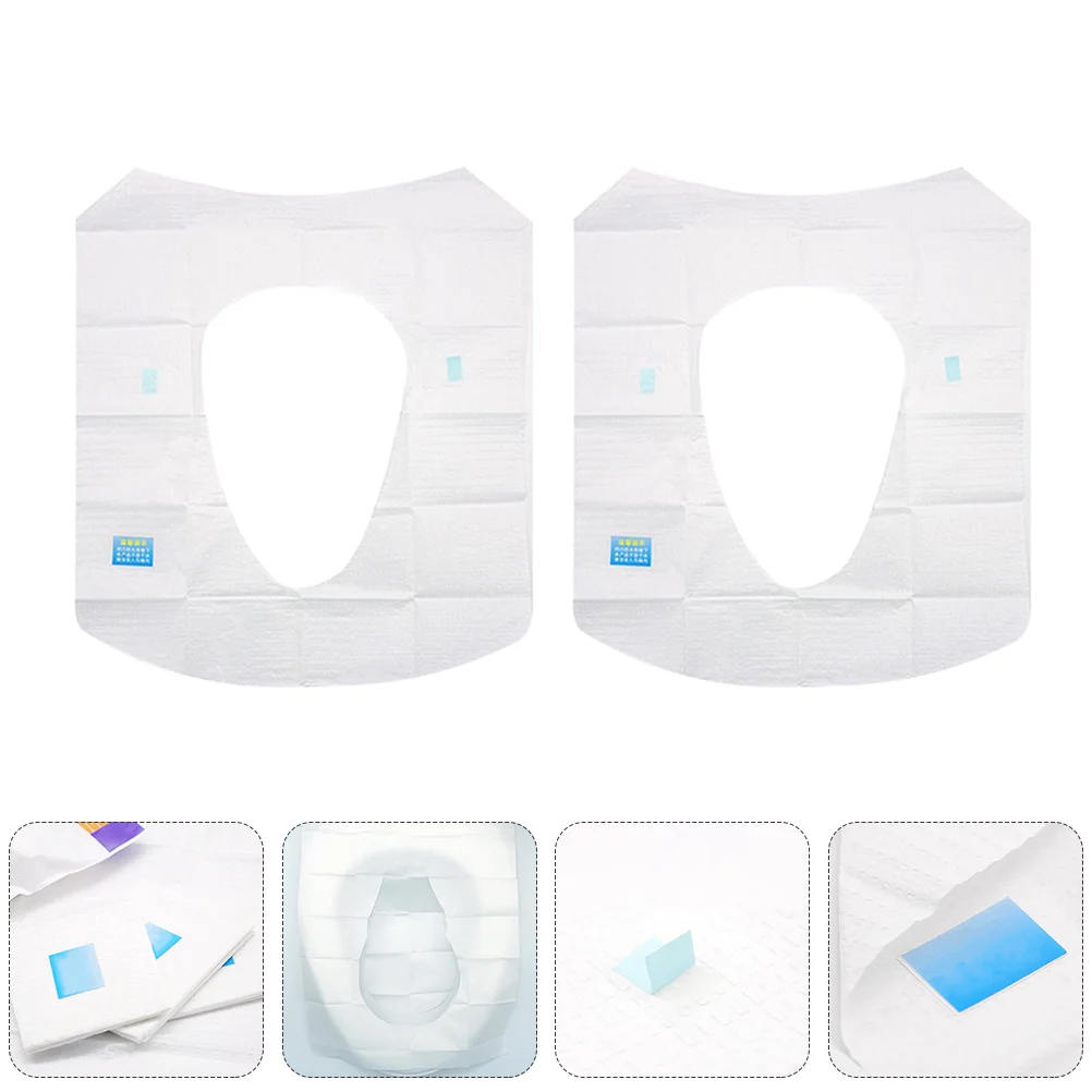 

20 Pcs Toilet Seats Disposable Cover Potty Pad Mat White Public Places Pregnant Woman