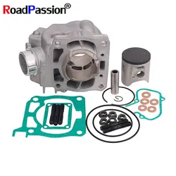 Motorcycle Accessories Cylinder Block+Piston+Rings+Head Complete Gasket Kit 54mm (Cylinder Diameter) For Yamaha YZ125 2006-2022