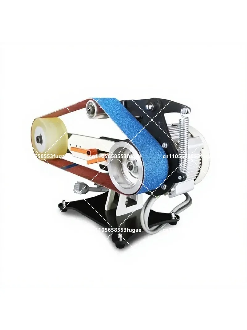 220V Electric Belt Sander Brushless Servo Motor Knife Sharpener Vertical Horizontal Polishing Grinding Machine 915x50MM 750W