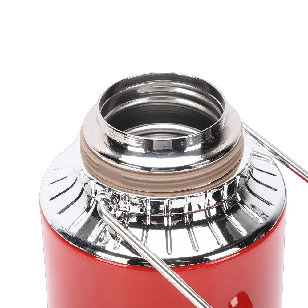 Practical 1500ml Thermal Pot Insulated Inner Smooth Outer Hot Drink Carafe Rustless Steel Tight Sealing Lid Thermal Jug Outdoor