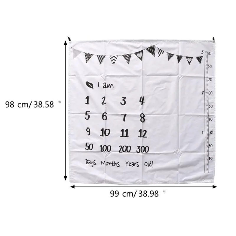 u13f photo photo props لفات وتصوير الفوتوغرافي بطانية مجموعة DIY صور الطفل بطانية التقويم الدعائم