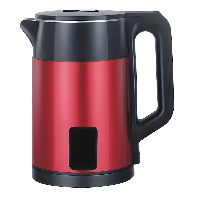 Electric Kettle,LCD Screen Multifunctional Automatically Powers Off When Opened,Double Layer Anti Scald 304 Stainless Steel Body