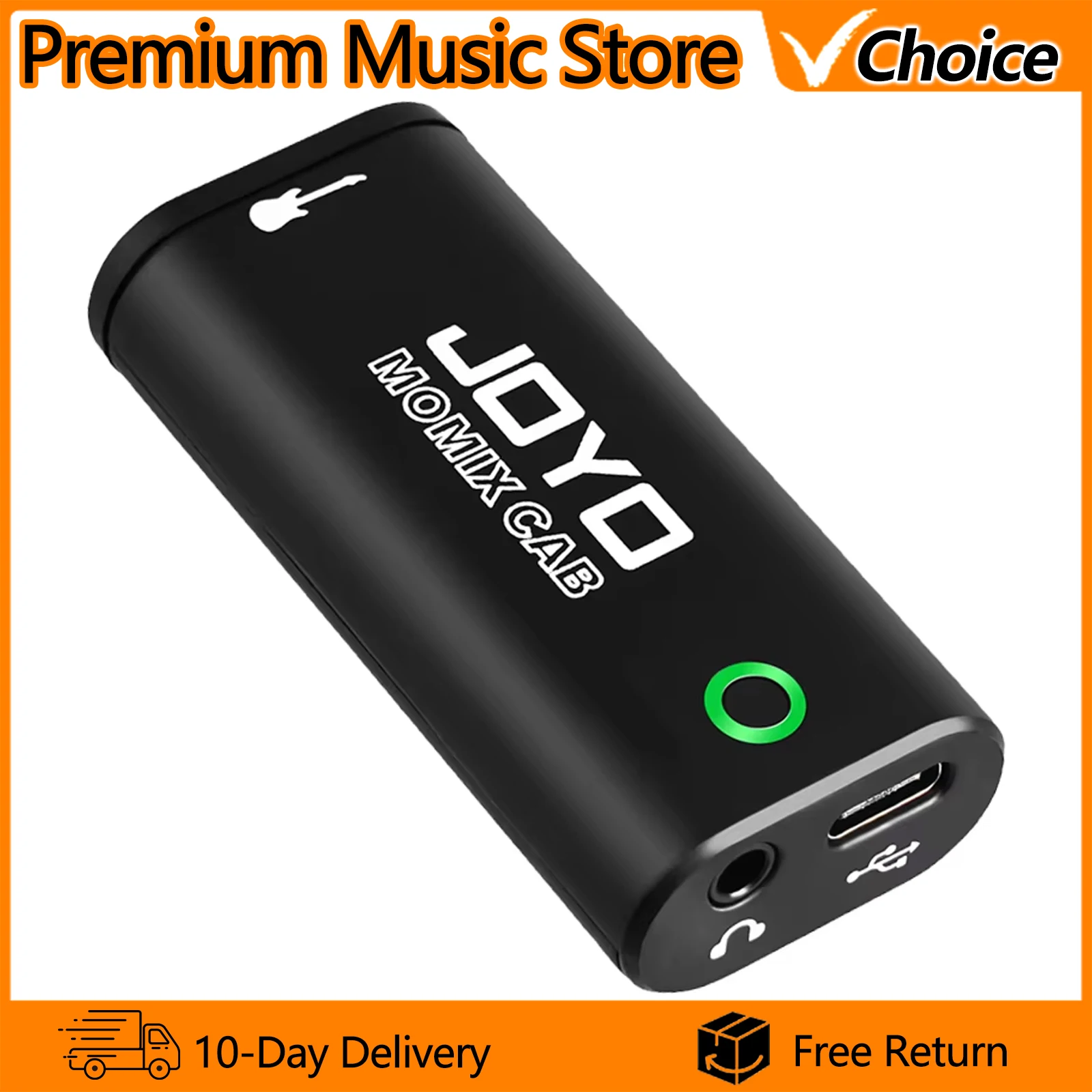 

JOYO MOMIX CAB Portable Pocket USB Sound Card Guitar Headphone Recording Live Streaming Plug and Play Mini Audio Mixer