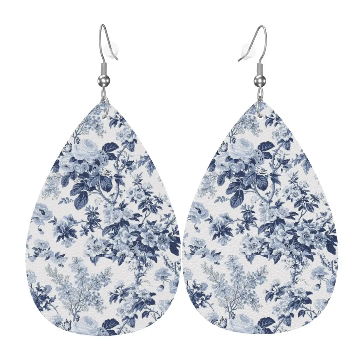 

Custom Zelda Floral Print Wallpaper Dangle Drop Earrings Leather Earrings for Women Fashion For Valentine's Day