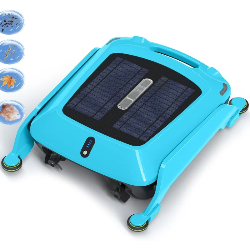 منظف مقشدة حمام السباحة بالطاقة الشمسية الروبوتية: 2025 ترقية منظف مقشدة حمام السباحة اللاسلكي الأوتوماتيكي الذي يعمل بالطاقة الشمسية لسطح حمام السباحة