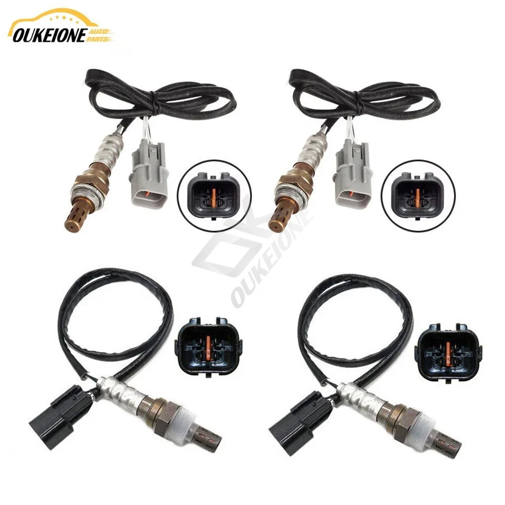 4Pcs Oxygen Sensor for Hyundai Santa Fe Kia Sorento 3.5L V6 2003 2004 2005 2006 Upstream Downstream Lambda 234-4166 234-4194