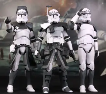 Nové tělo (JOV3.0) - Star Wars 104. voják Wolf Pack Boost Sinker Comet Kamino ARC Trooper Grey Team 6 8 nejlepší prodej klon Armadura Star Wars - №3