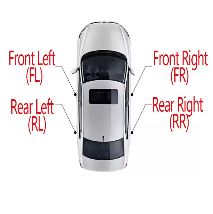 Power Window Regulator Motor 6Pin 2Pin 4 Doors For Hyundai Santa Fe 2007-2011 OE 82460-2B000 82450-2B010