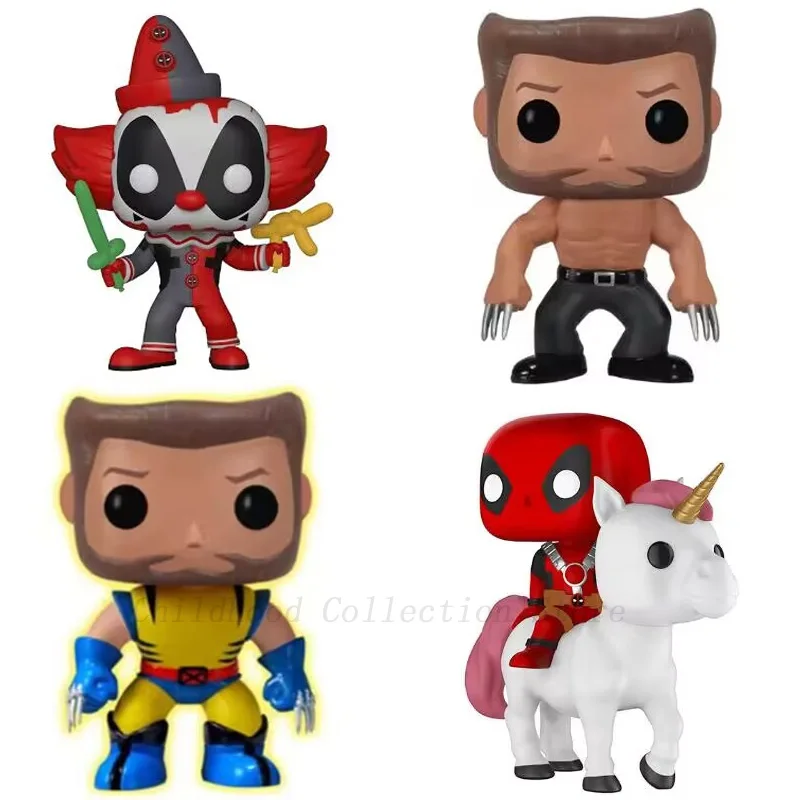 

Marvel Wolverine Deadpool Unicorn Action Figure Toys Halloween Dolls #322 #28 #40 #36 James Howlett Logan Cute Christmas Gifts